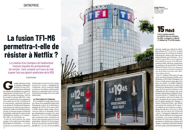 TF1/M6 dans Alternatives Economiques © Alain Guilhot