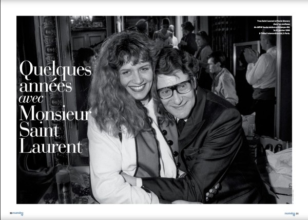 Magazine numéro 39 Yves Saint Laurent et Paule Monory