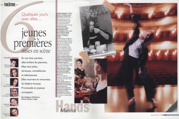Figaro Magazine Jeunes premières Théâtre