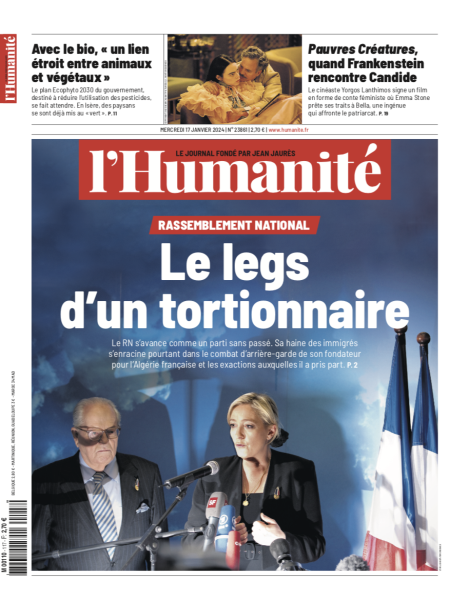 L Humanité / L héritage Le Pen © Cyril Chigot