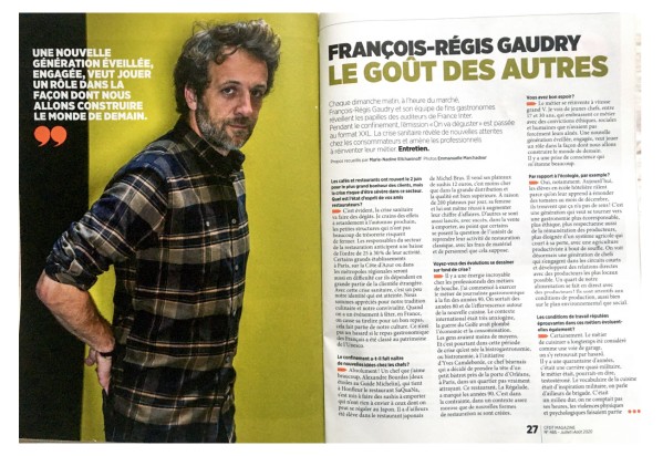 L invité du mois - François Régis Gaudry ©emmanuelle marchadour
