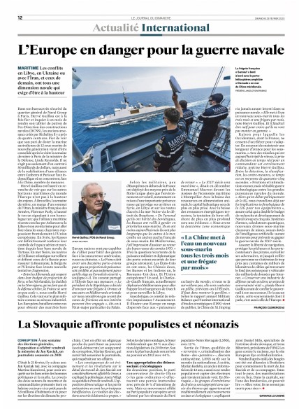 Le Journal Du Dimanche du 23/02/2020 p12