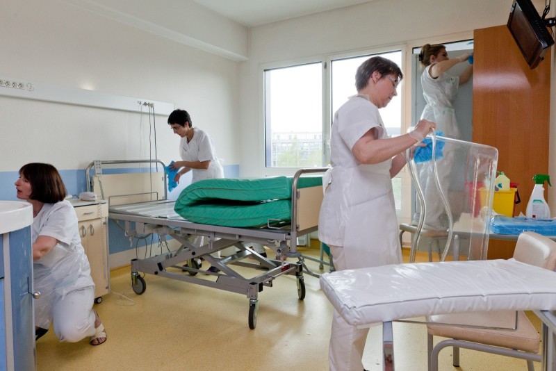 Maternite Hygiene hospitaliere 17 avril 2012 © Frederik ASTIER Divergence images