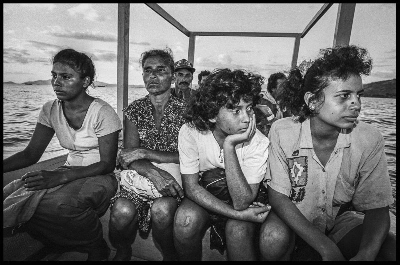 Nicaragua Archives NICARAGUA/ARCHIVES/MARS1993/femmes pecheuses sur le lac nicaragua  © Georges Bartoli / Divergence