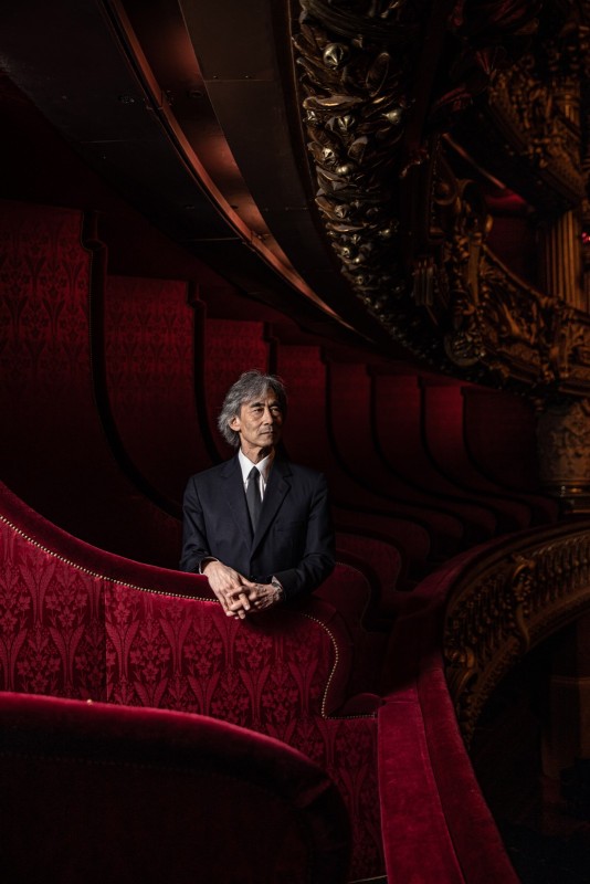 Portraits Portrait du chef d orchestre Kent Nagano a l Opera Garnier, Paris. Credit photographie Karine Le Ouay / Divergence