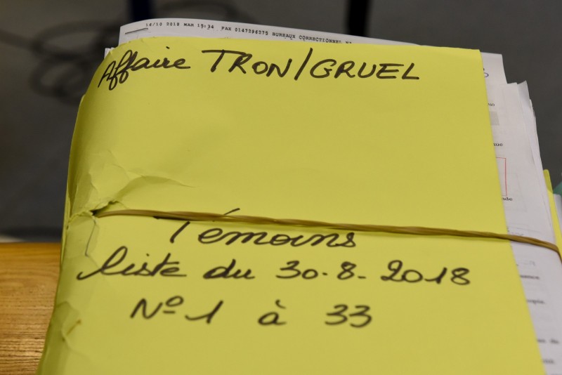 Procès Georges Tron et Brigitte Gruel - 23 octobre 2018 © Marc CHAUMEIL - Divergence images