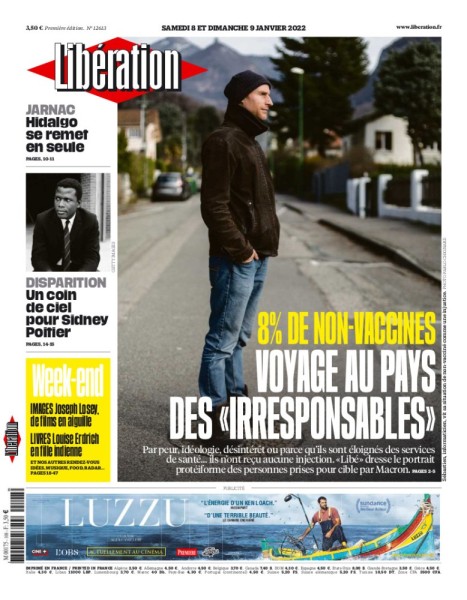 Libération, non vacciné
