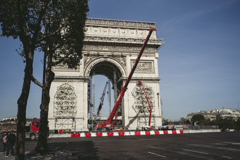 Pourquoi L'arc De Triomphe Est Il Emballé Photographies sur le thème Art - Divergence images