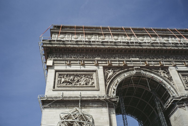 Pourquoi L'arc De Triomphe Est Il Emballé Photographies sur le thème Art - Divergence images