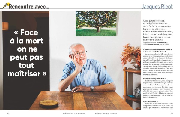 Jacques Ricot pour Le Pèlerin