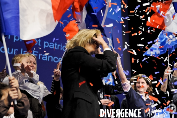 Meeting Marine Le Pen à Metz