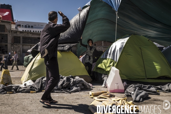 Réfugiés à Athènes