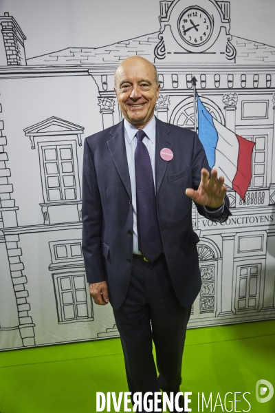 Alain Juppé , visite du 99 EME Congrès des maires