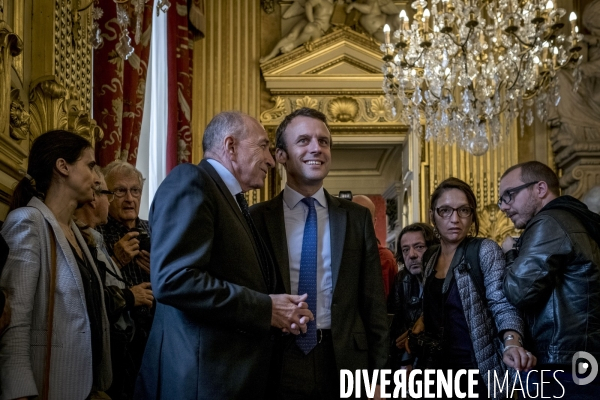 Emmanuel Macron à Lyon