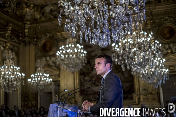 Emmanuel Macron à Lyon