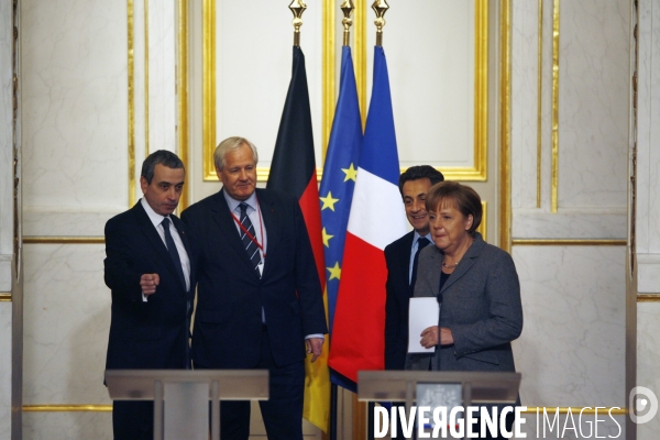 ELYSEE: 14ème Conseil des Ministres Franco-Allemand