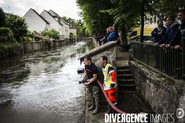 Après les inondations en Seine et Marne.