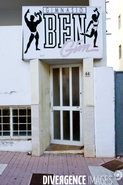 Illustration Aout2016.Club de gym a Cala d  Or a la facade decatie