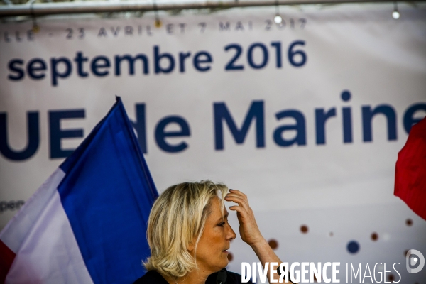 Rentrée politique de Marine Le Pen.