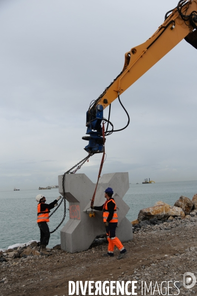 Port de Calais et ses travaux d extension