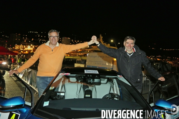E-Rallye Monte Carlo. Victoire de la Toyota Mirai.