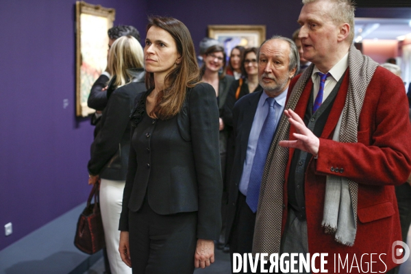 Aurélie Filippetti inaugure l exposition  de la collection Marlene et Spencer Hays au musée d Orsay