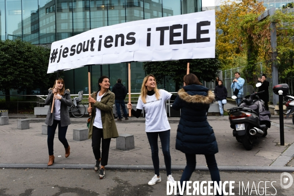 ITélé, manifestation et grève