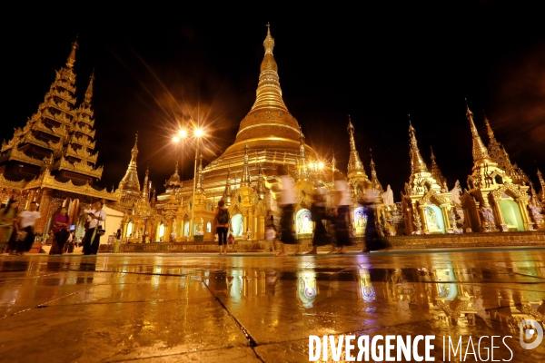 Pagode de Shwedagon à Rangoun