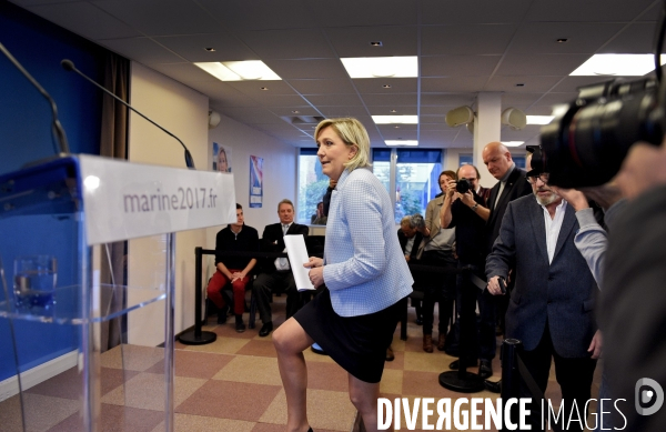 Déclaration de Marine Le Pen