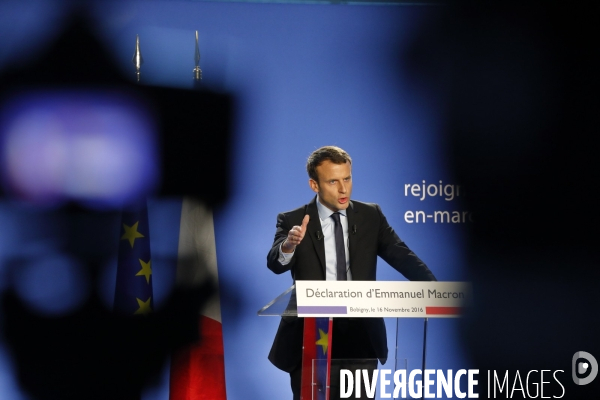 Déclaration Candidature présidentielle 2017 Emmanuel Macron