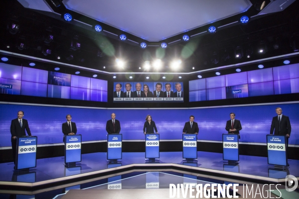 3ème débat de la Primaire de la droite et du centre sur France télévisions