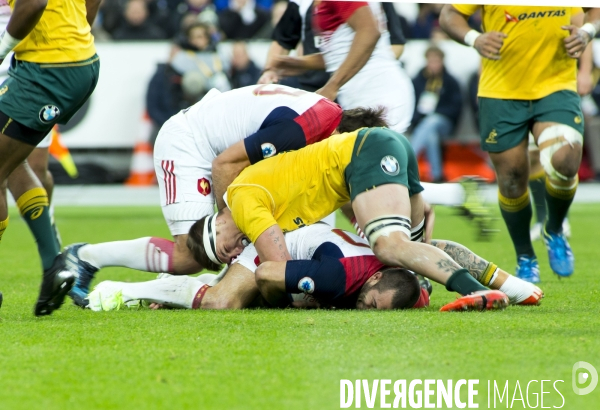 Rugby match France-Australie 2016