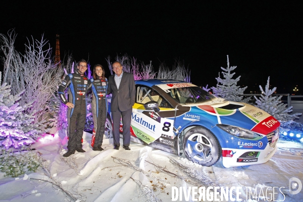 Trophee Andros. Presentation Margot Laffite et Olivier Pernaut.