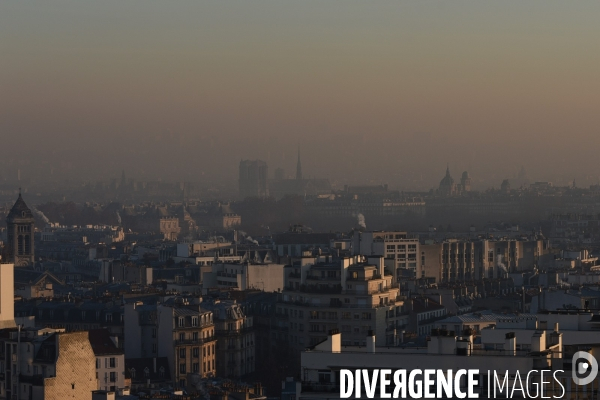 Indice de pollution de l air maximum en Ile-de-France.