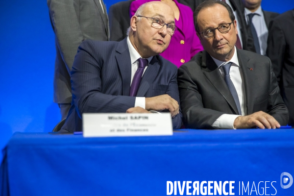 François Hollande à Bercy