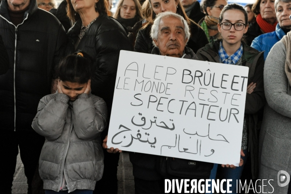 Manifestation de soutien à Alep
