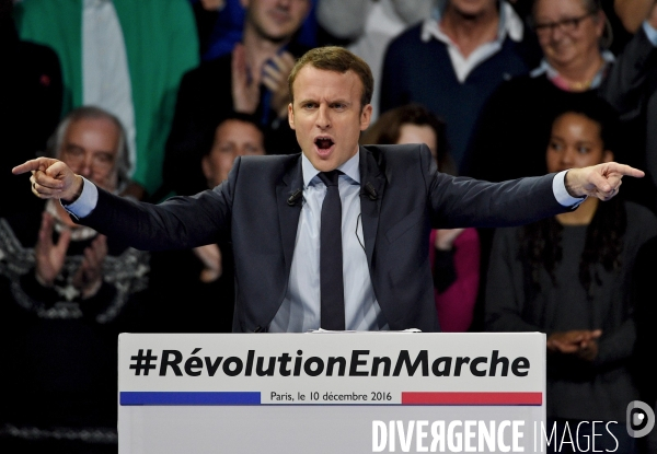 Meeting d Emmanuel Macron