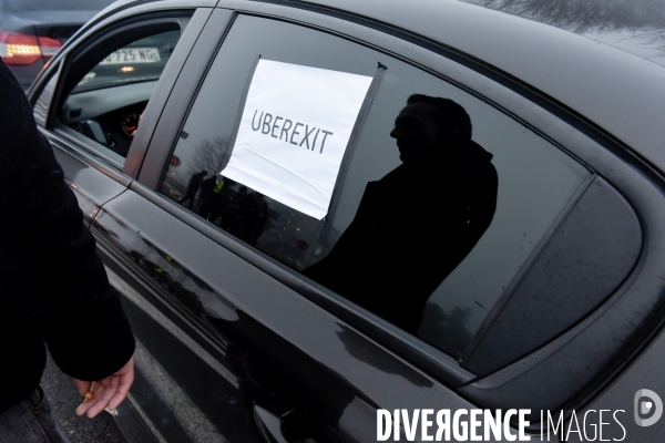 Chauffeurs de VTC en grève contre Uber