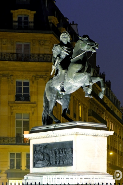 Illustration Decembre2016.La statue equestre de Louis 14 place des Victoires