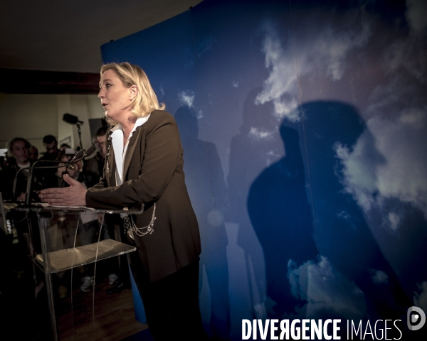 Candidature de Marine Le Pen a Henin Beaumont pour l election legislative 2012