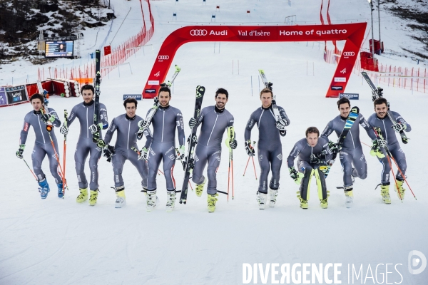 L Equipe de France homme de ski alpin