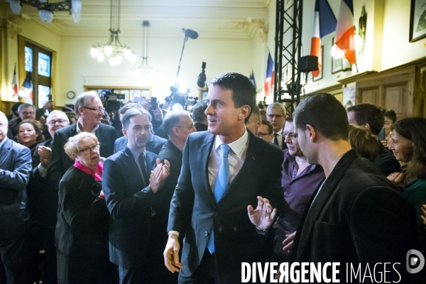 Manuel Valls en meeting à Liévin