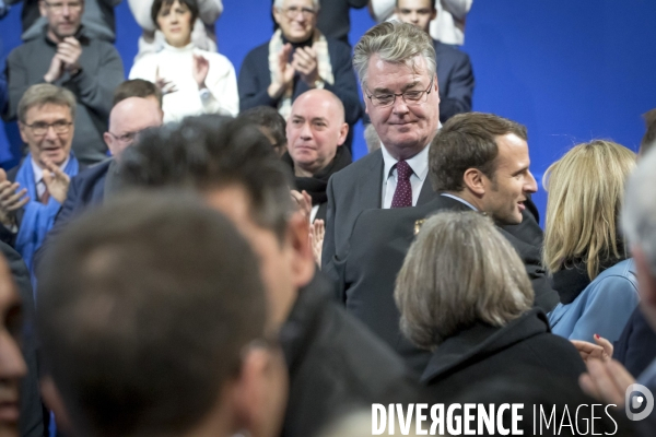 Emmanuel Macron en meeting à Lille