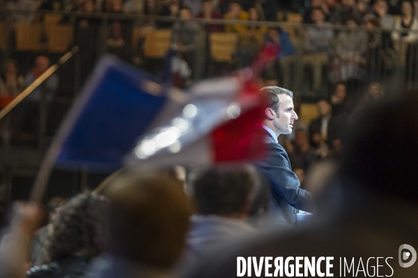 Emmanuel Macron en meeting à Lille
