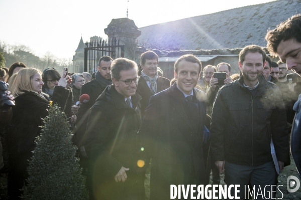 Deplacement Emmanuel Macron en Indre-et-Loire