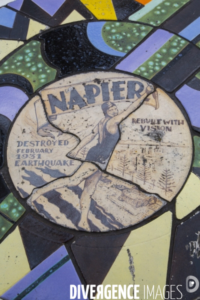 Napier ville art deco/nouvelle zelande