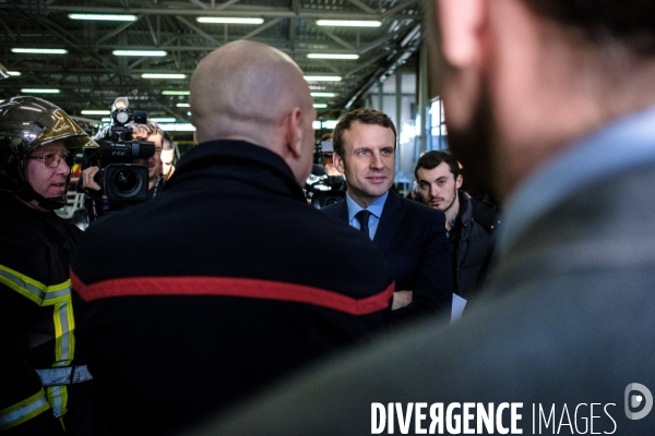 Macron en visite à Manosque