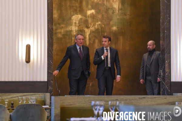 François Bayrou soutien Emmanuel Macron pour l élection présidentielle