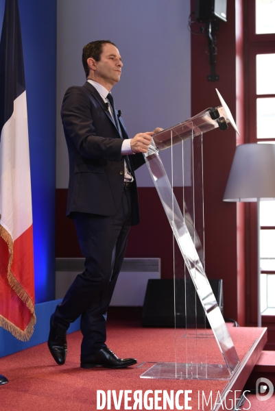 Conférence de presse de Benoît Hamon