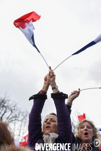 Rassemblement de soutien à François Fillon